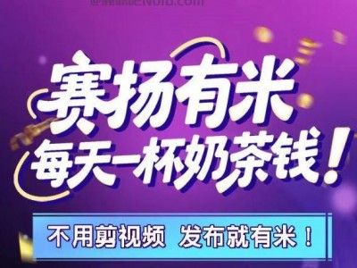无为【赛扬有米】宝妈学生居家线上视频代发兼职平台，0撸赚米项目